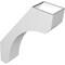 Ekena Millwork 6-in. W x 22-in. D x 30-in. H Legacy Architectural Grade PVC Knee Brace BRCP06X22X30LEC - alternate 2